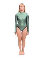 Купальник женский 2мм голый/лайкра зеленый