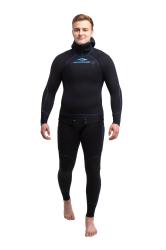 Гидрокостюм Hunter Pro 5мм нейлон/открытая пора черный