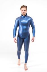 Гидрокостюм Фридайвинг Jaco мужской 5мм голый/ультраспан синий